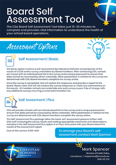 CSA Board Self Assessment Tool - Brochure